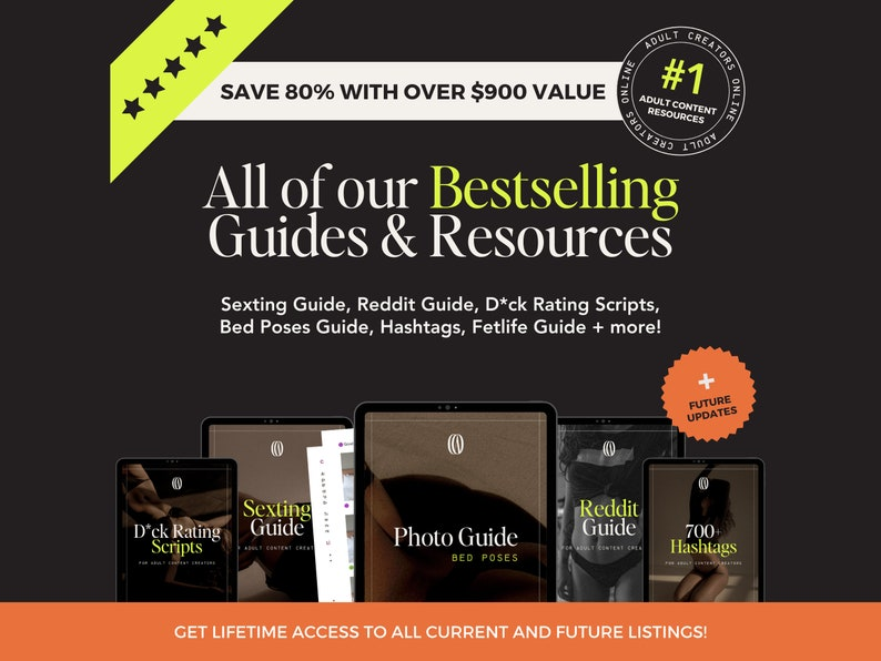 Lifetime Access: Get Every Download We’ve Ever Made – 180+ Digital Tools for Online XXX Workers (Courses/Services Not Included)