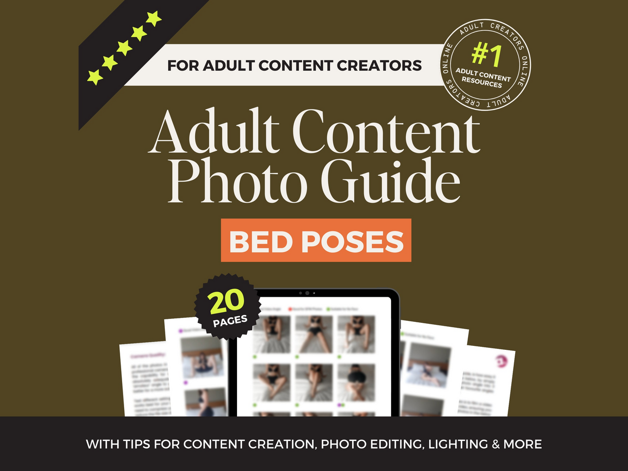 Bed Poses Adult Content Photo Guide