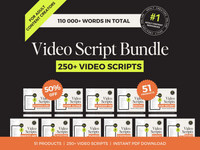 Thumbnail for 250 Video Scripts Bundle
