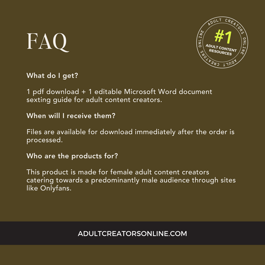 Sexting Guide For Adult Sellers