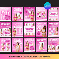 Thumbnail for Onlyfans Promotion Graphics: 30 Editable Designs for Creators, Games, Bundle Sales & More