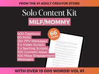 Thumbnail for Onlyfans MILF MOMMY Content Kit