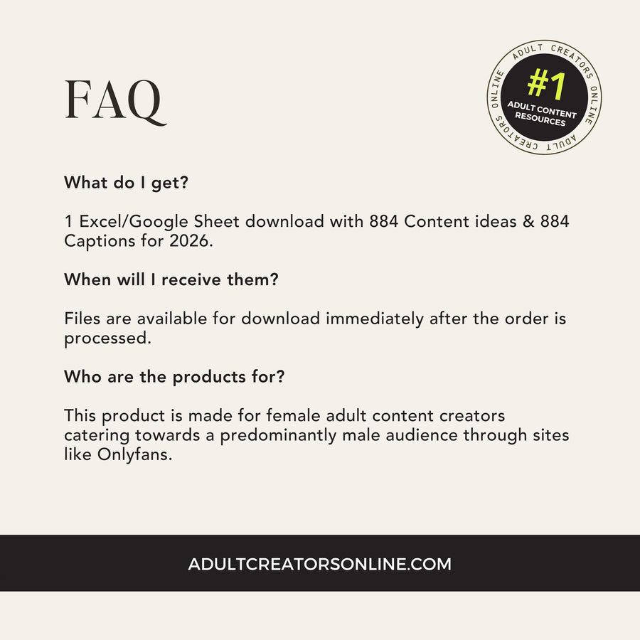 2026 Content Calendar Bundle