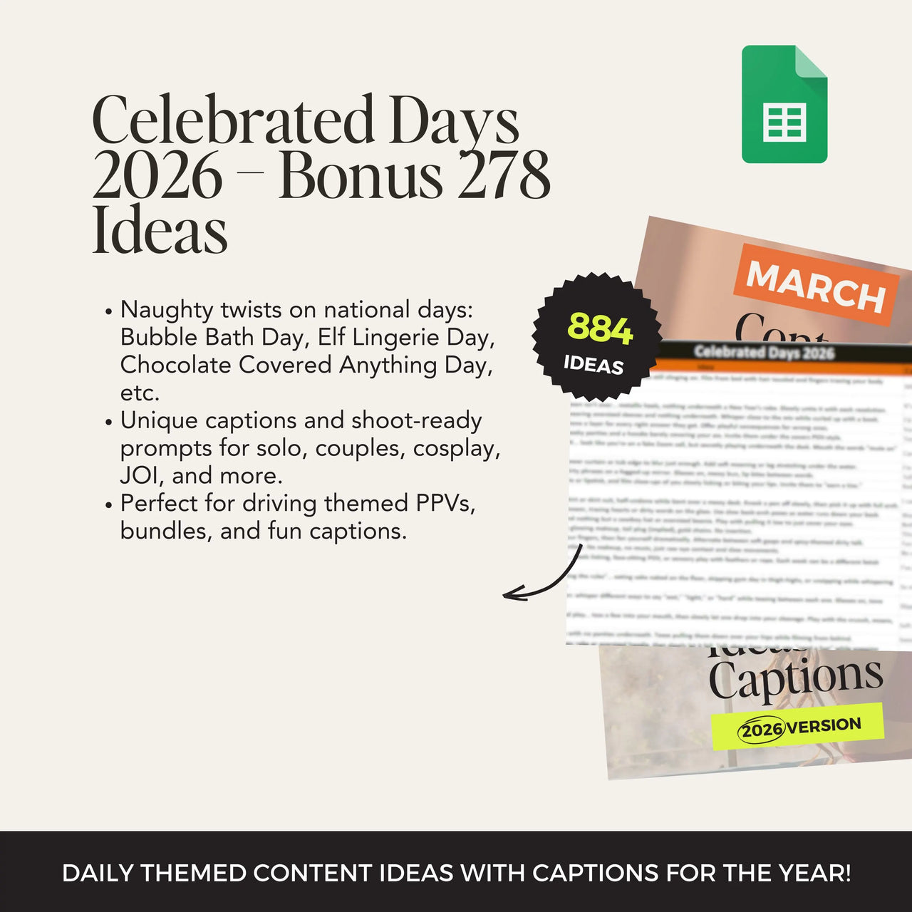 2026 Content Calendar Bundle