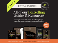 Thumbnail for OnlyFans Creator Bundle - 180+ Digital Products | Scripts, Captions, Content Ideas, Guides & Templates