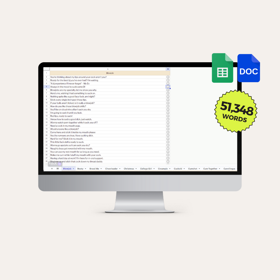 5000 Mega Captions Bundle for Adult Creators